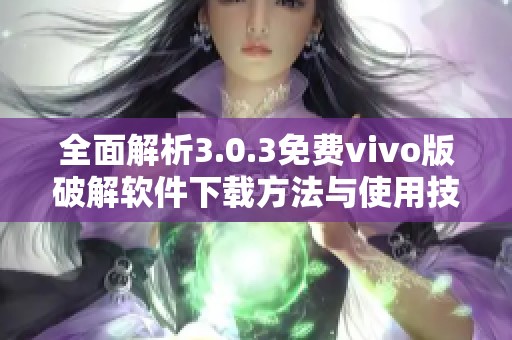 全面解析3.0.3免费vivo版破解软件下载方法与使用技巧
