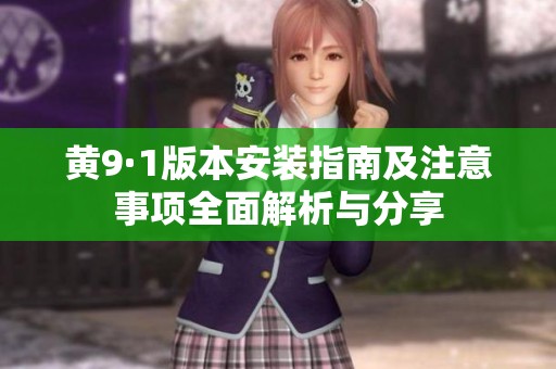黄9·1版本安装指南及注意事项全面解析与分享