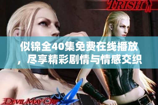 似锦全40集免费在线播放，尽享精彩剧情与情感交织之旅