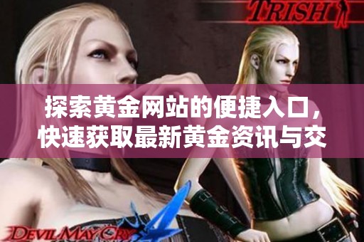 探索黄金网站的便捷入口，快速获取最新黄金资讯与交易信息