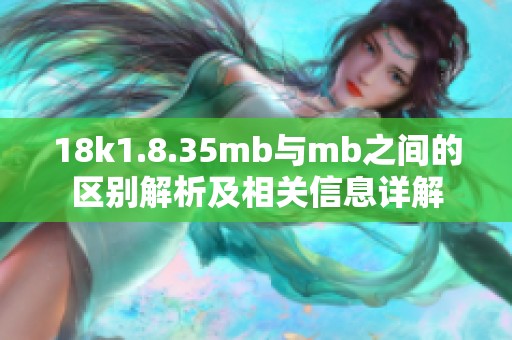 18k1.8.35mb与mb之间的区别解析及相关信息详解